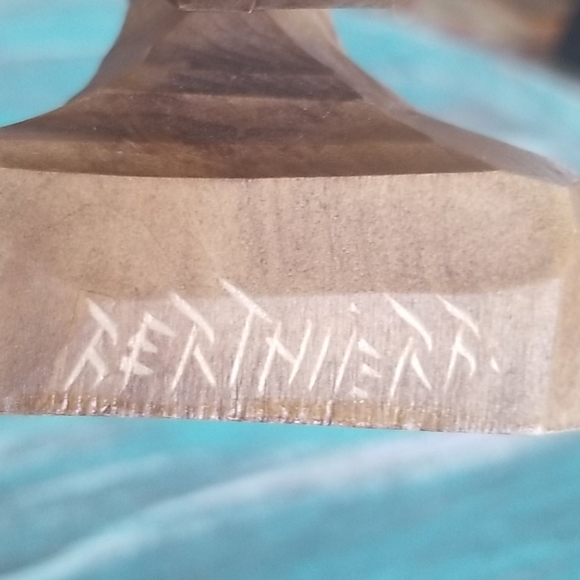 Vintage Wooden Carved Owl - Picture 4 of 4